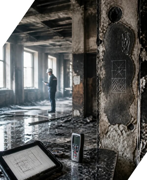 Обследование зданий после пожара в Шебекине от 15272 р. | ЭкспертизаРоссия