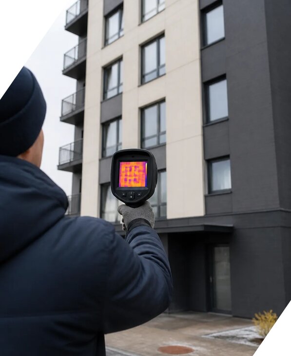 Тепловизионное обследование зданий в Шебекине от 5091 р. | ЭкспертизаРоссия